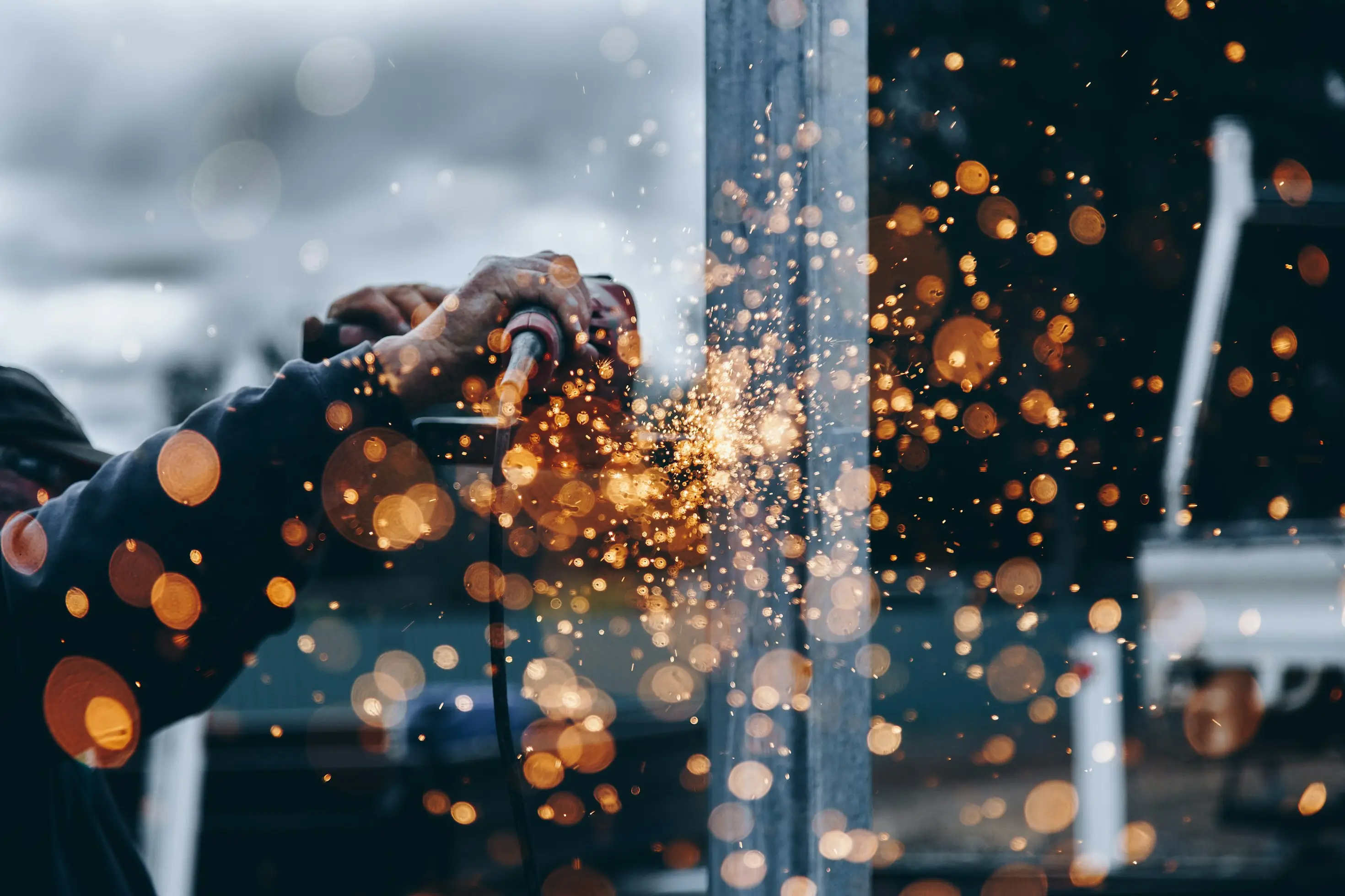 Production line operators receiving real-time AI guidance on digital displays